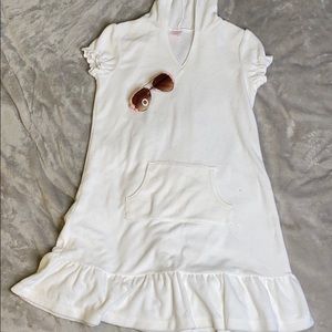White Xhilaration Swim Cover